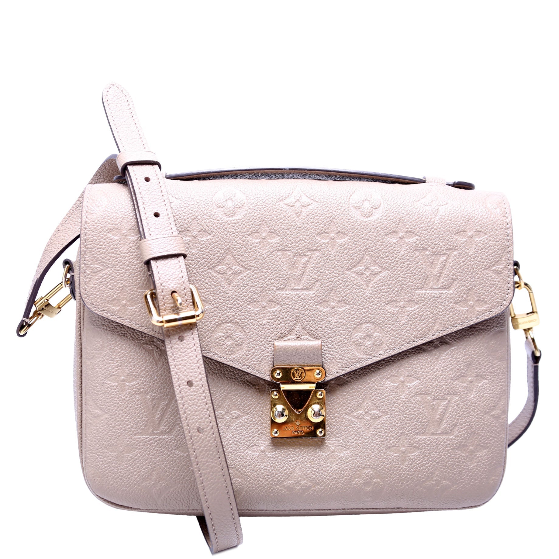 Pochette Metis Empreinte Beige