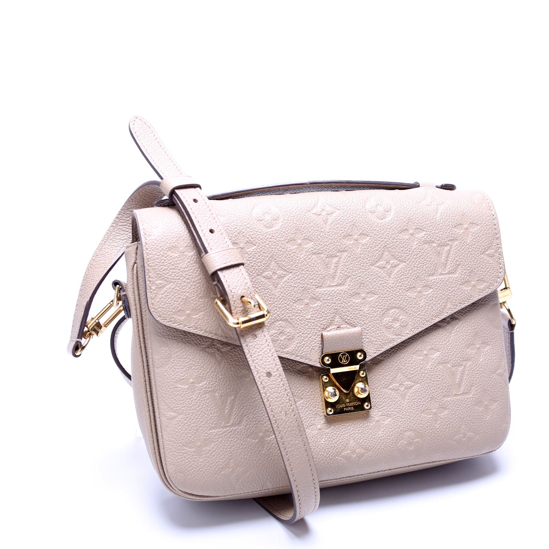 Pochette Metis Empreinte Beige