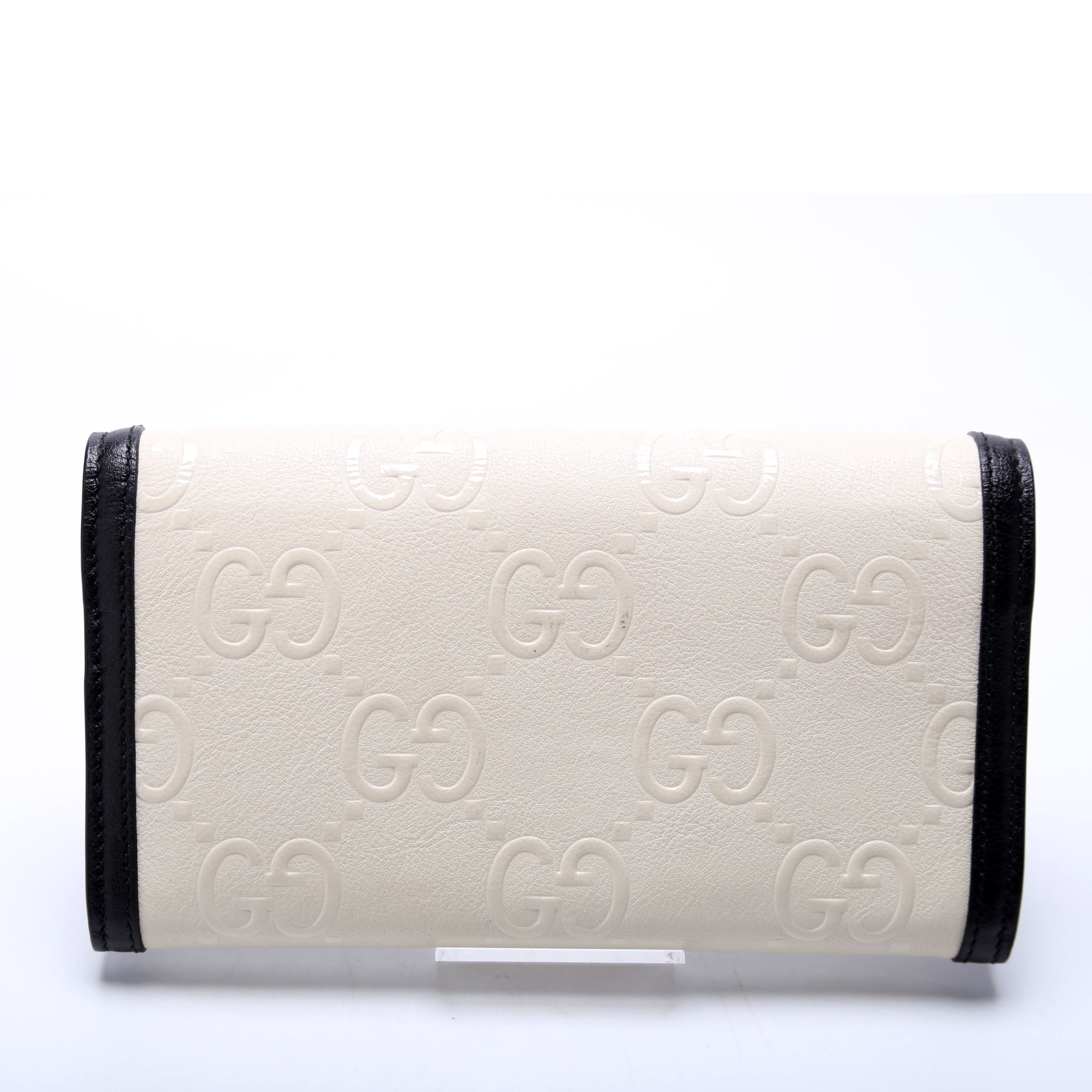 Gucci 676151 Jumbo GG Wallet Beige/Black