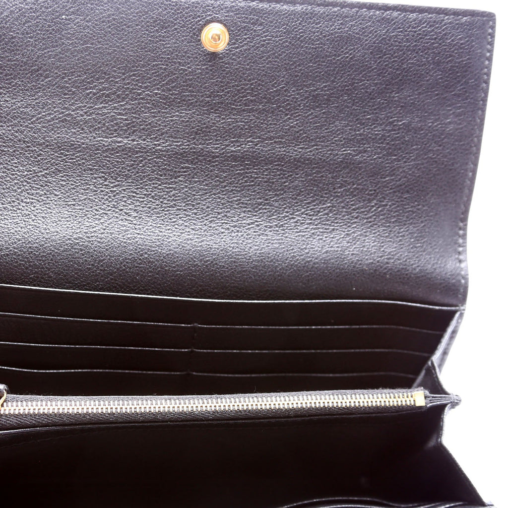 Gucci 676151 Jumbo GG Wallet Beige/Black