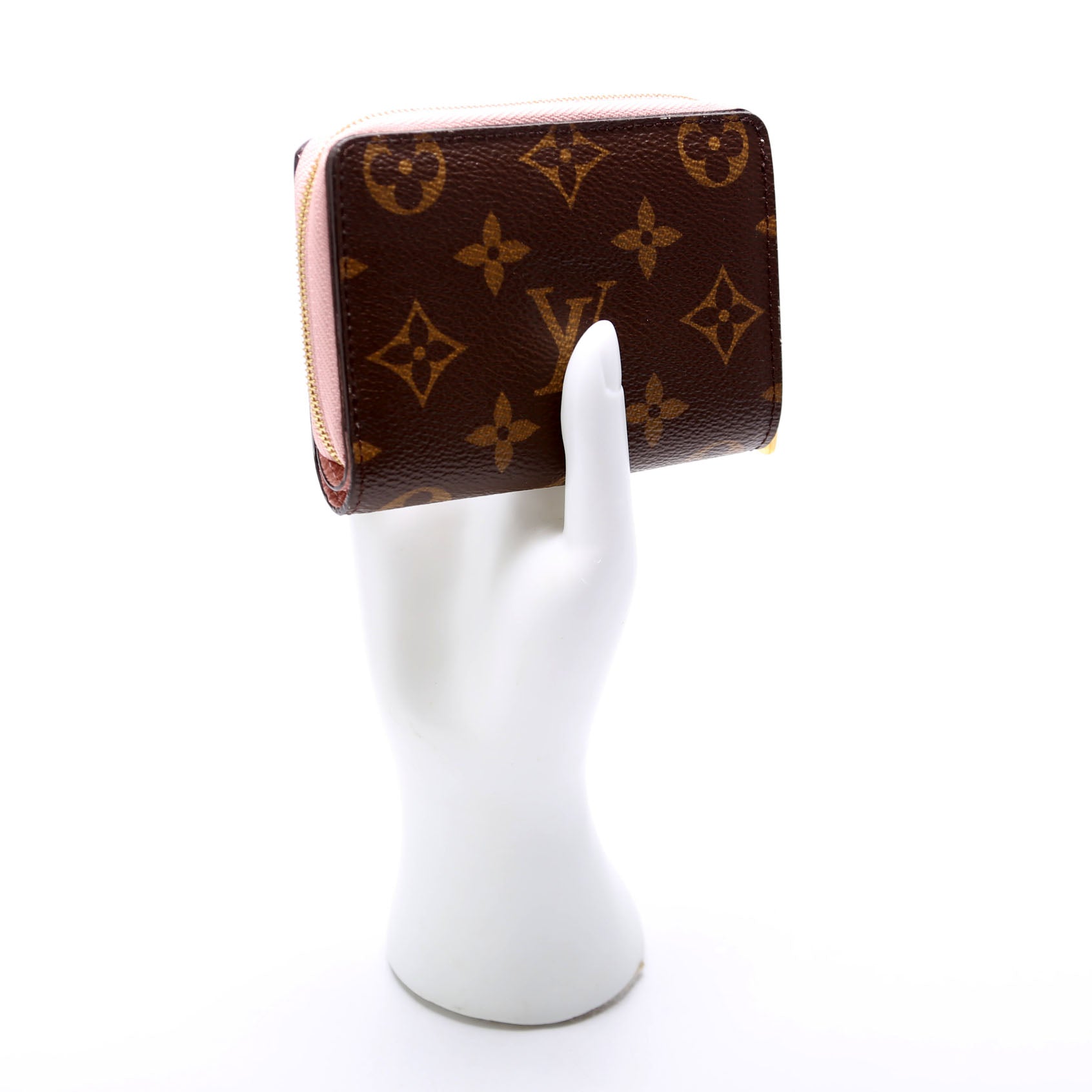 Lou Wallet Monogram Pink
