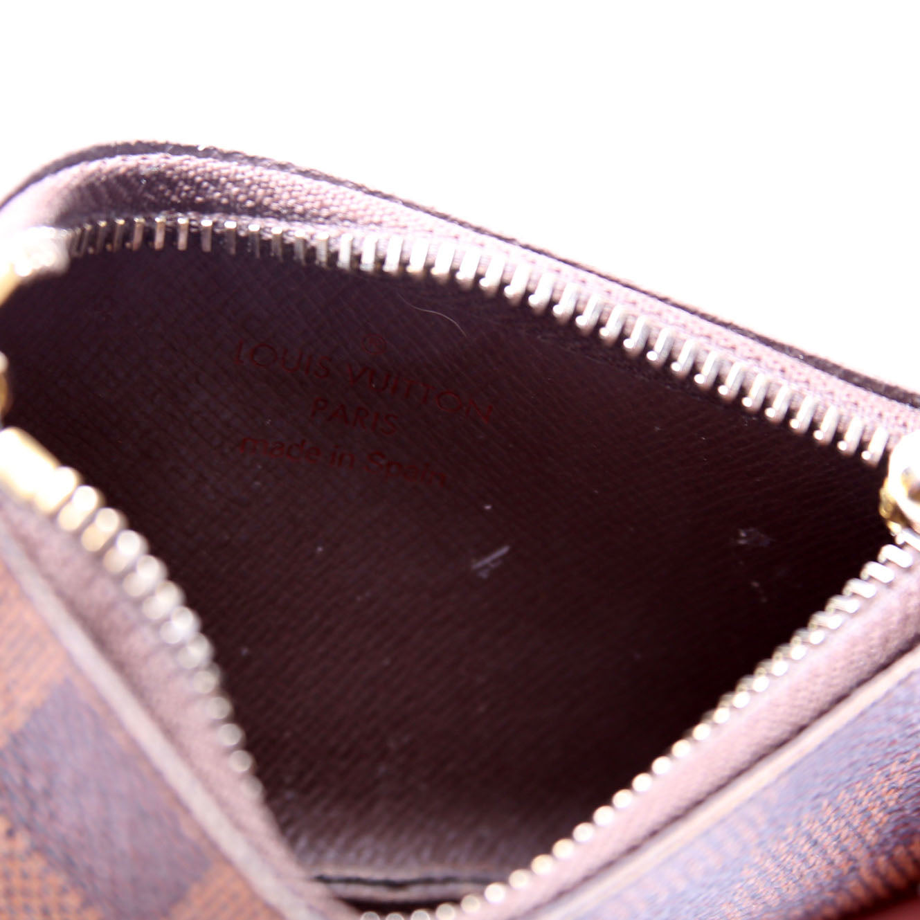 Pochette Cles Damier Ebene