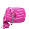 635088 Lou Baby Camera Bag Grain De Poudre Fuscia