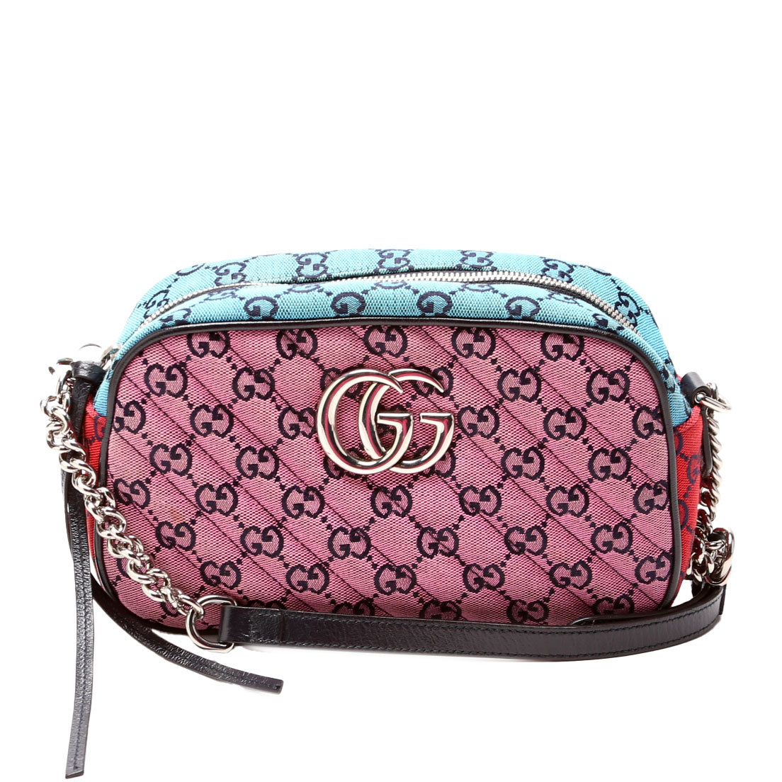 447632 Marmont Small Multicolor Canvas Camera Multicolor