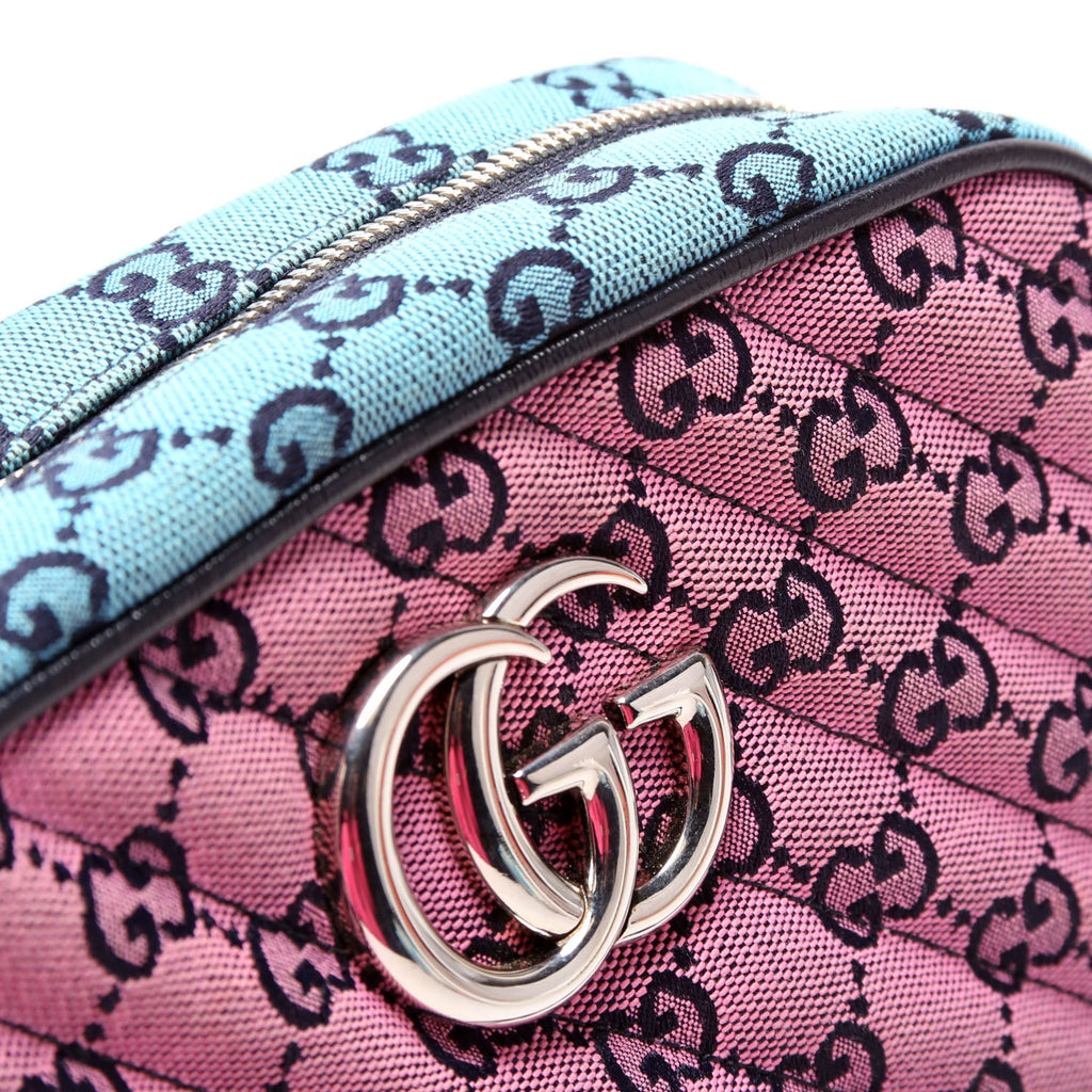 447632 Marmont Small Multicolor Canvas Camera Multicolor