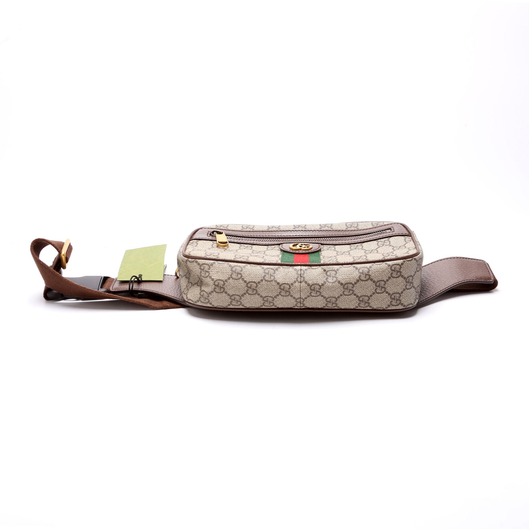 574796 Ophidia GG Belt Bag Brown