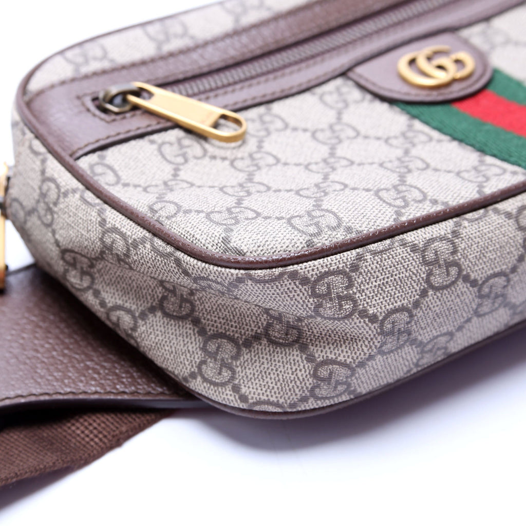 574796 Ophidia GG Belt Bag Brown