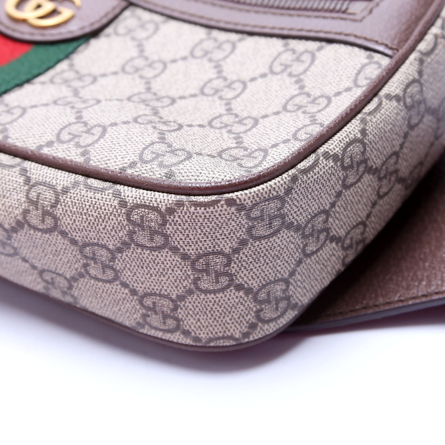 574796 Ophidia GG Belt Bag Brown