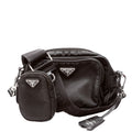 Prada 1BH153 Re-Nylon Saffiano Re-Edition 2005 Mini Camera Black