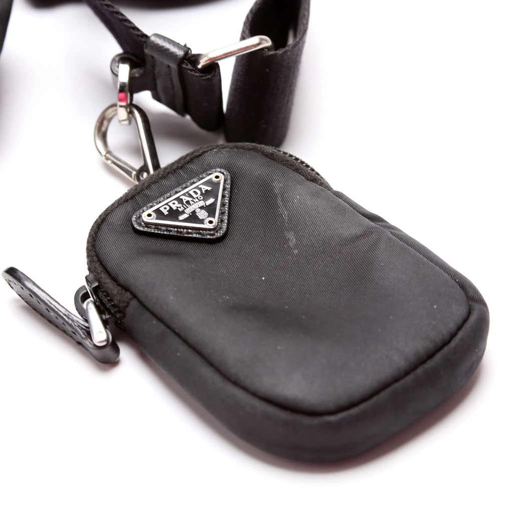 Prada 1BH153 Re-Nylon Saffiano Re-Edition 2005 Mini Camera Black