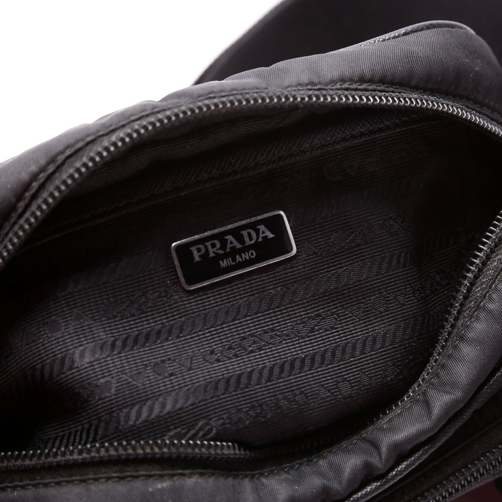 Prada 1BH153 Re-Nylon Saffiano Re-Edition 2005 Mini Camera Black