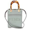 Fendi 8BS051 Mini Sunshine Shopper Teal