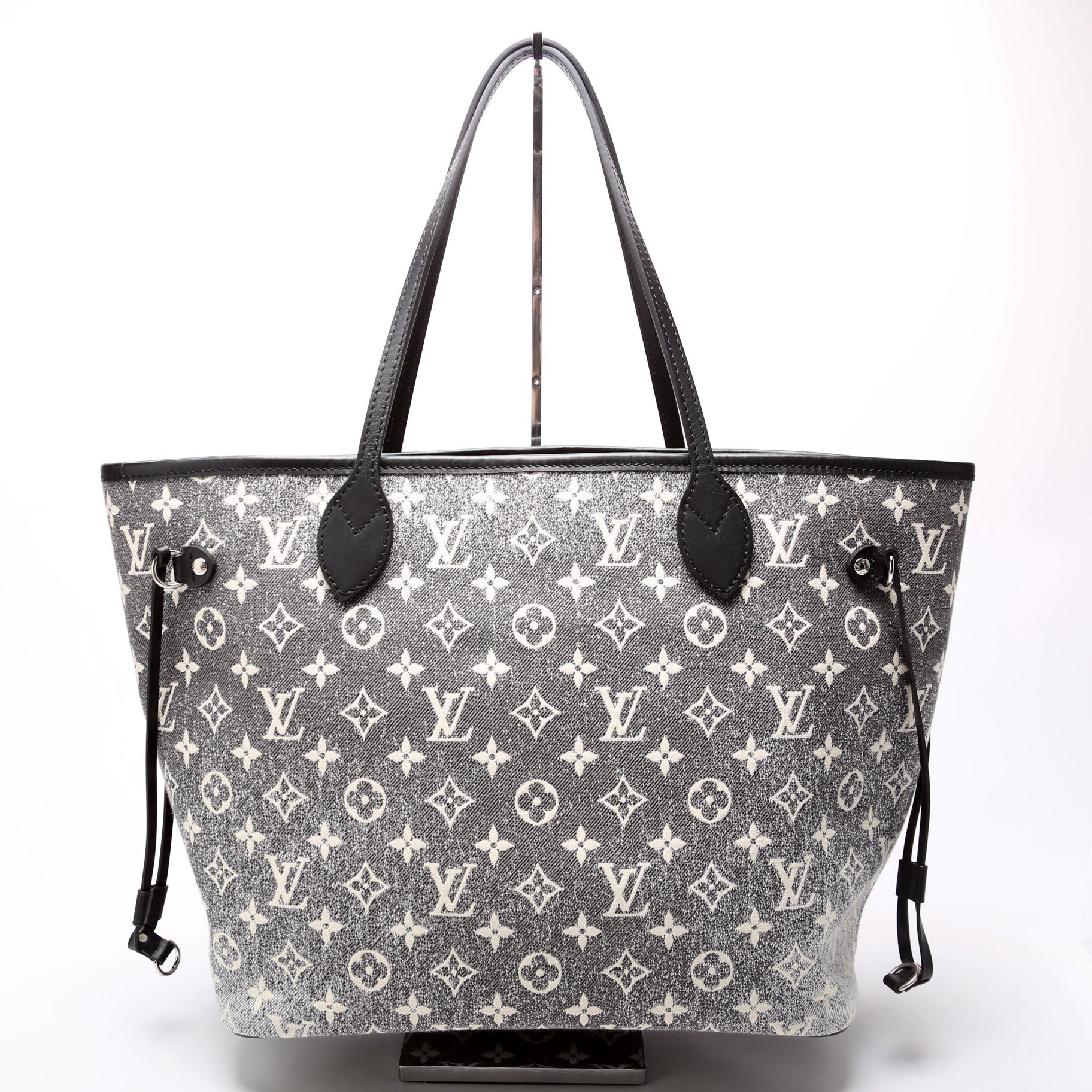 Neverfull W/Wallet MM Monogram Denim Jacquard