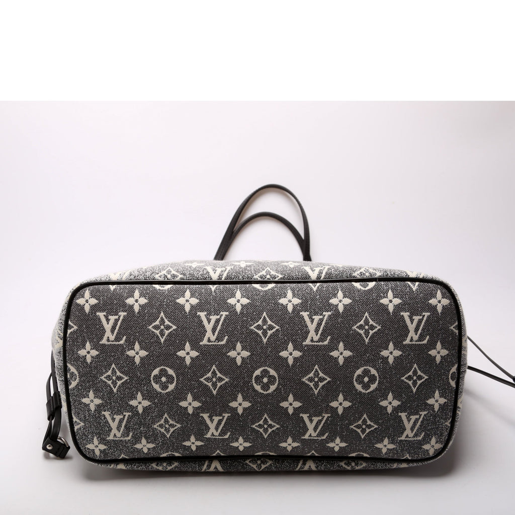Neverfull W/Wallet MM Monogram Denim Jacquard