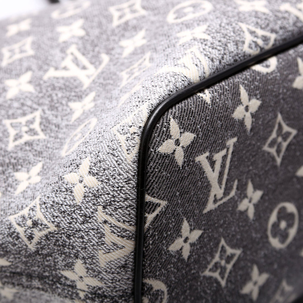 Neverfull W/Wallet MM Monogram Denim Jacquard
