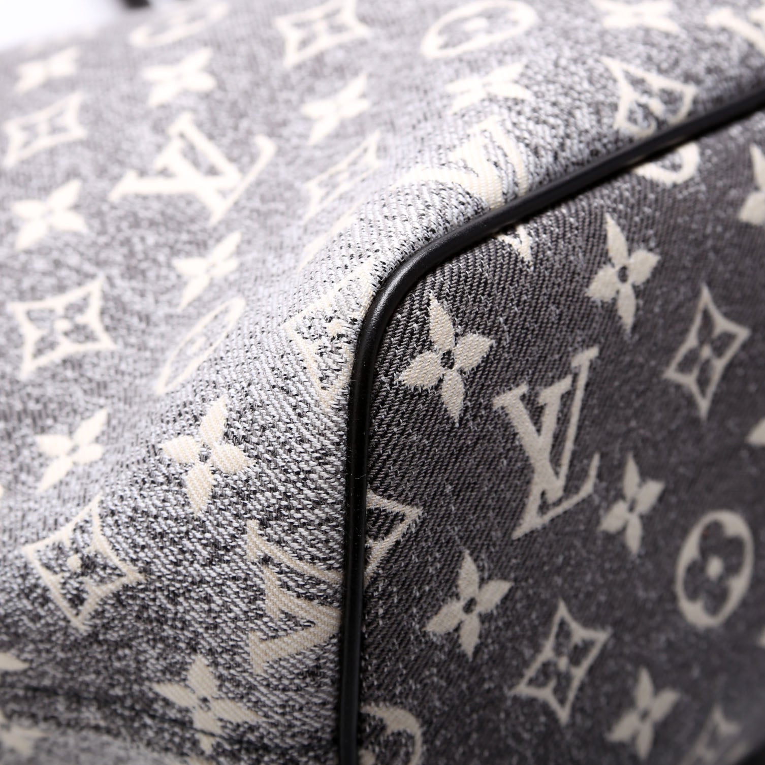 Neverfull W/Wallet MM Monogram Denim Jacquard