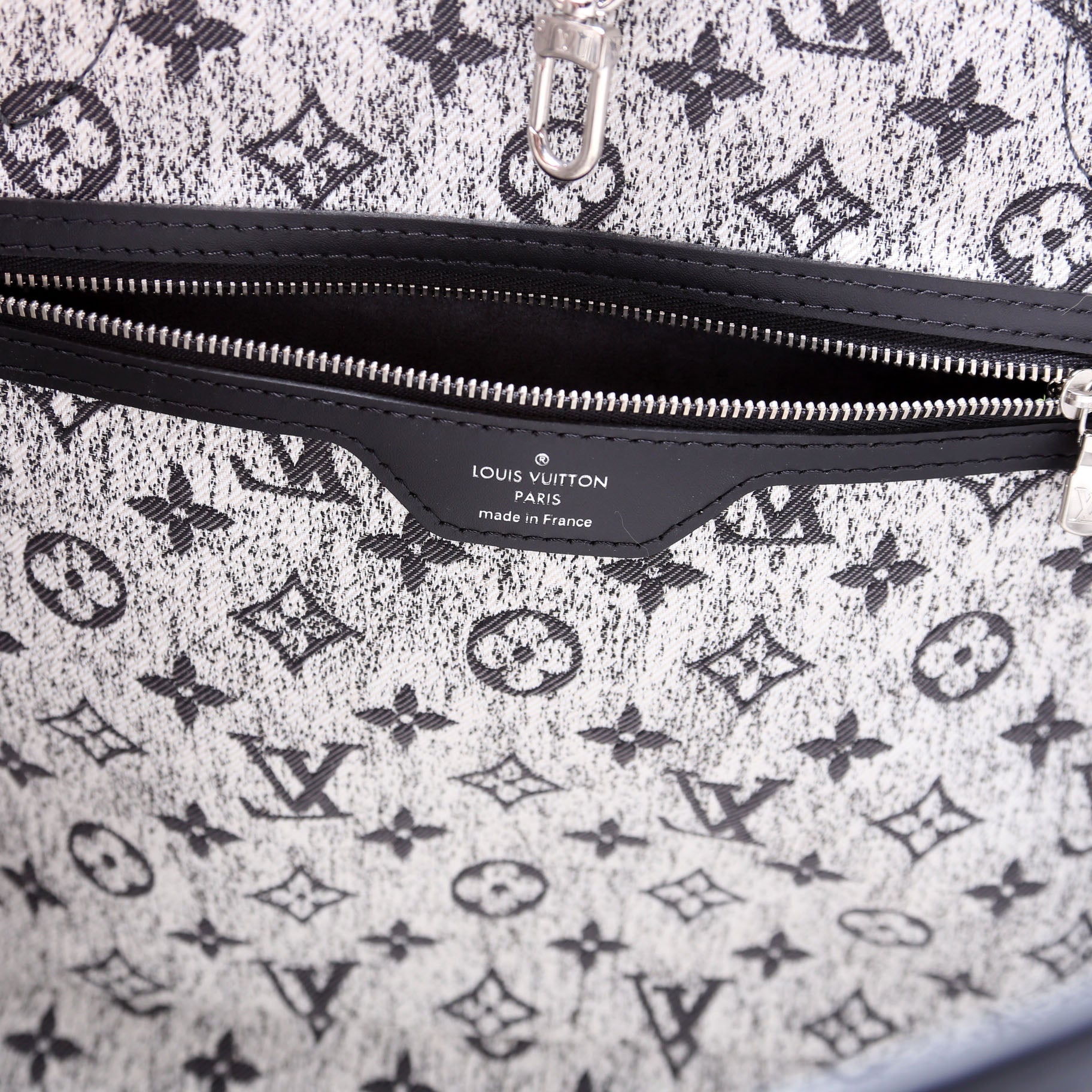 Neverfull W/Wallet MM Monogram Denim Jacquard