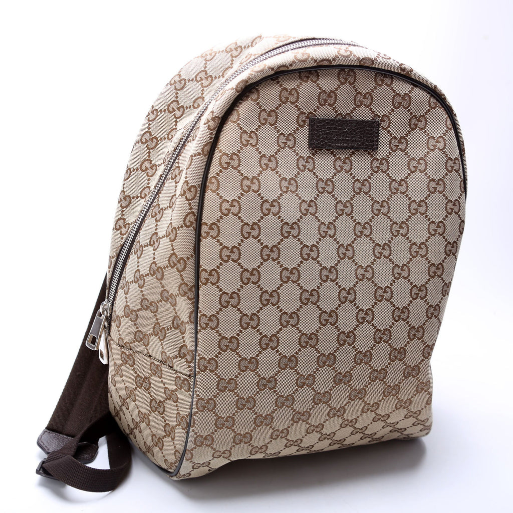 449906 GG Canvas Travel Backpack