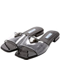 Triangle Logo PVC Slides Size 37.5 Black