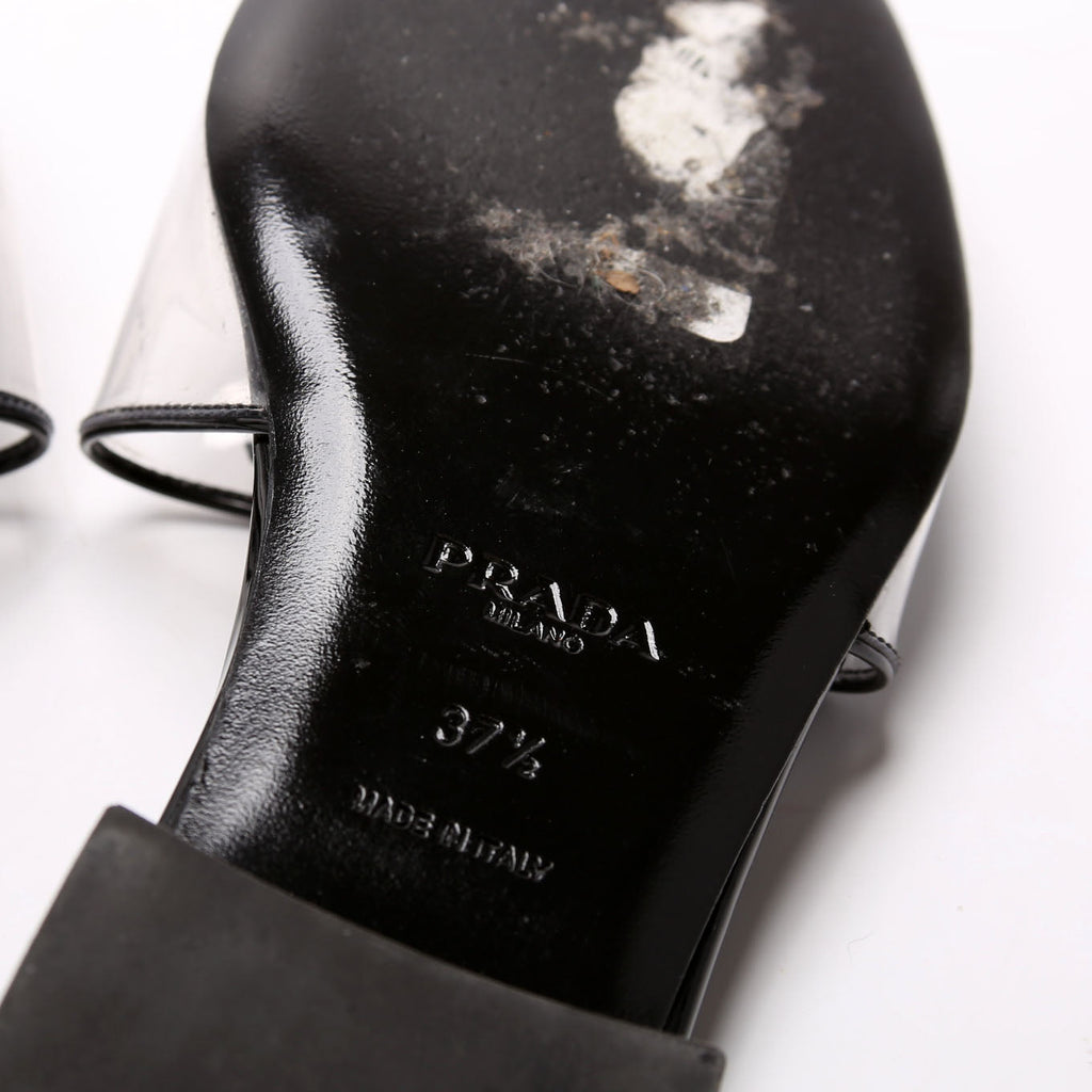 Triangle Logo PVC Slides Size 37.5 Black