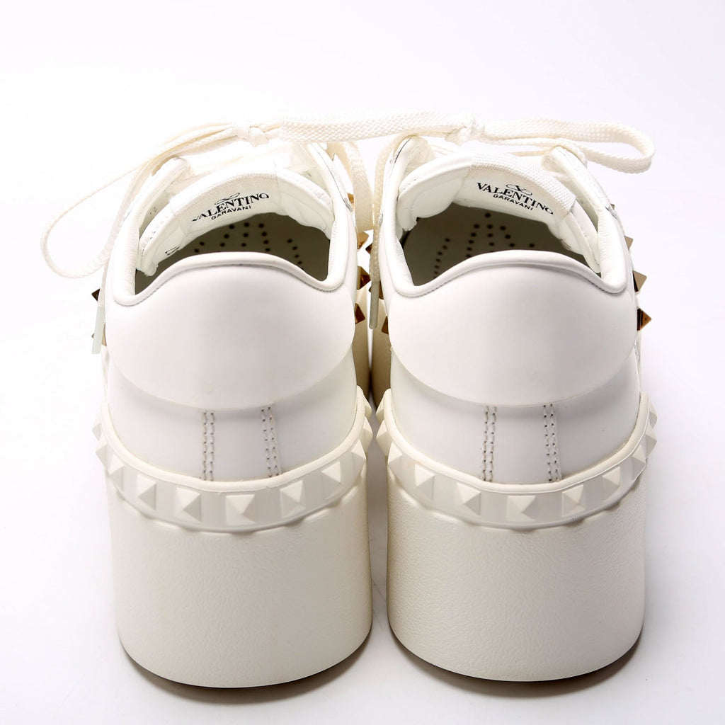 Rockstud Untitled Platform Sneakers Size 37 White