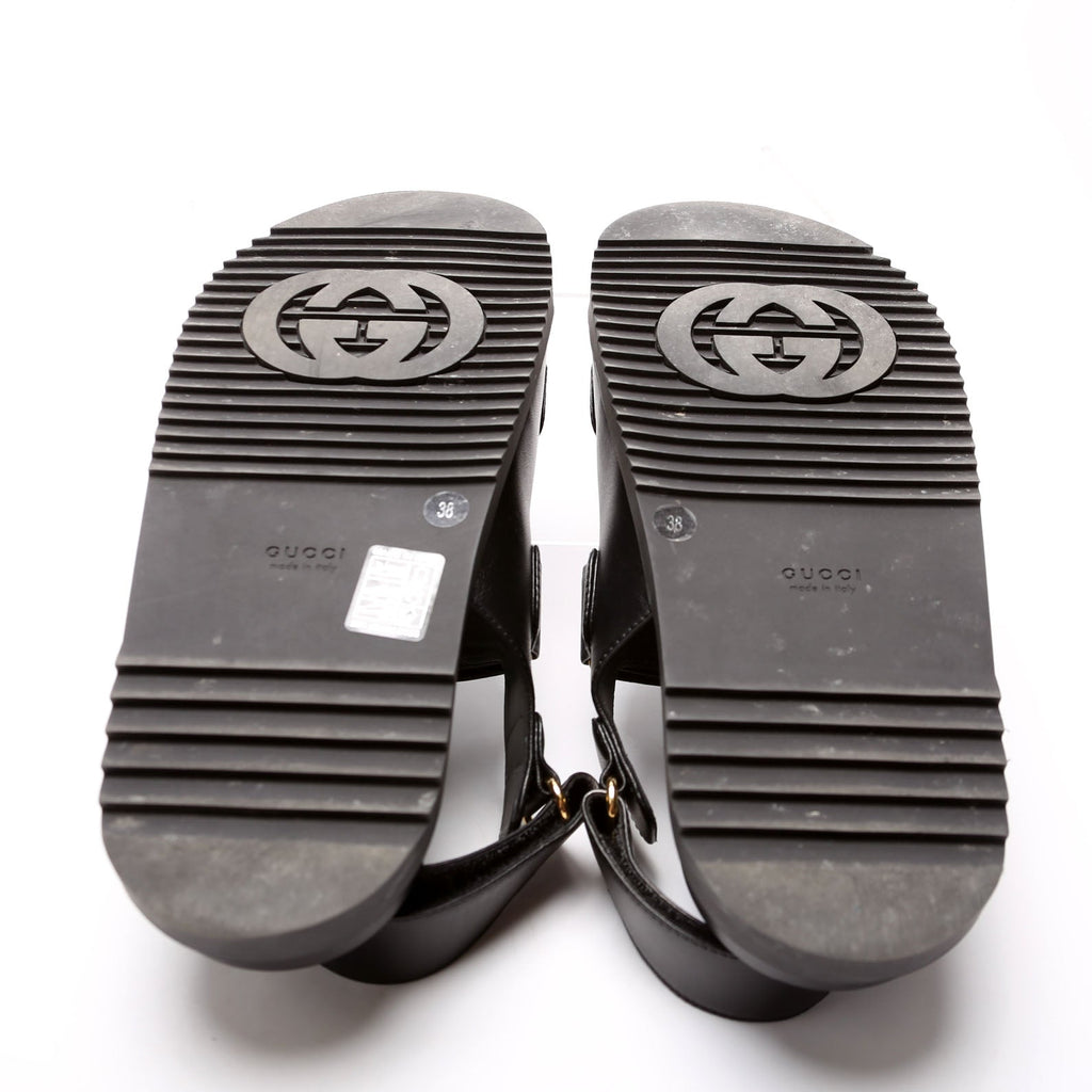 Moritz Slingback Sandals Size 38 Black