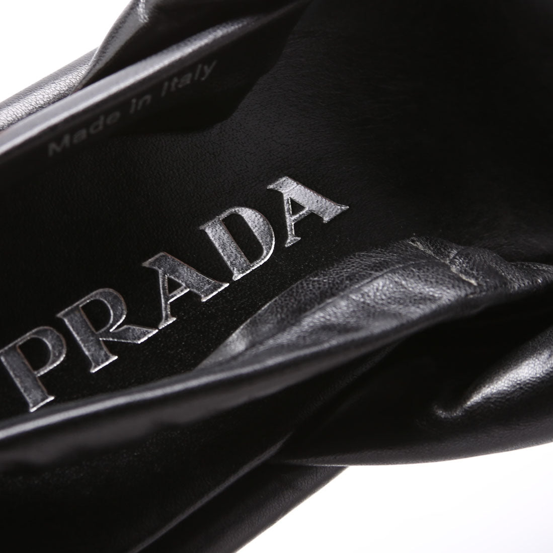 Slingback Platform Leather Sandals Size 38 Black