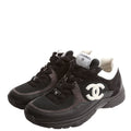 CC Sneakers Mesh/Suede/Calfskin Size 39 Black