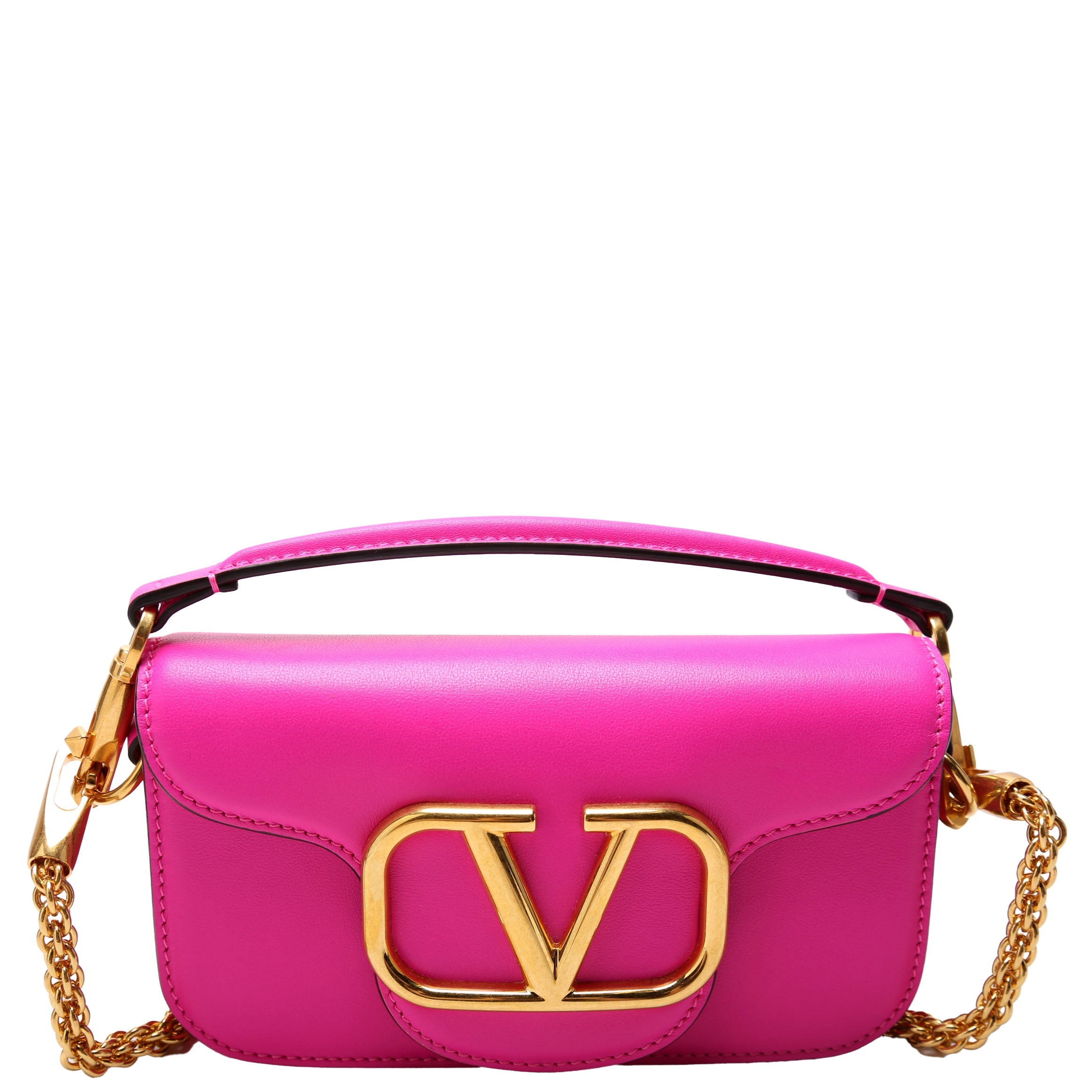 VLogo Small Loco Calfskin Pink