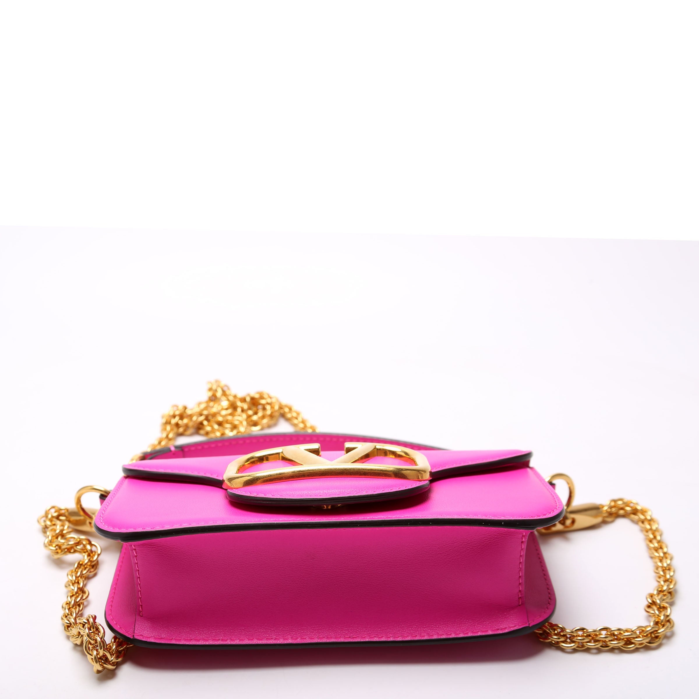 VLogo Small Loco Calfskin Pink