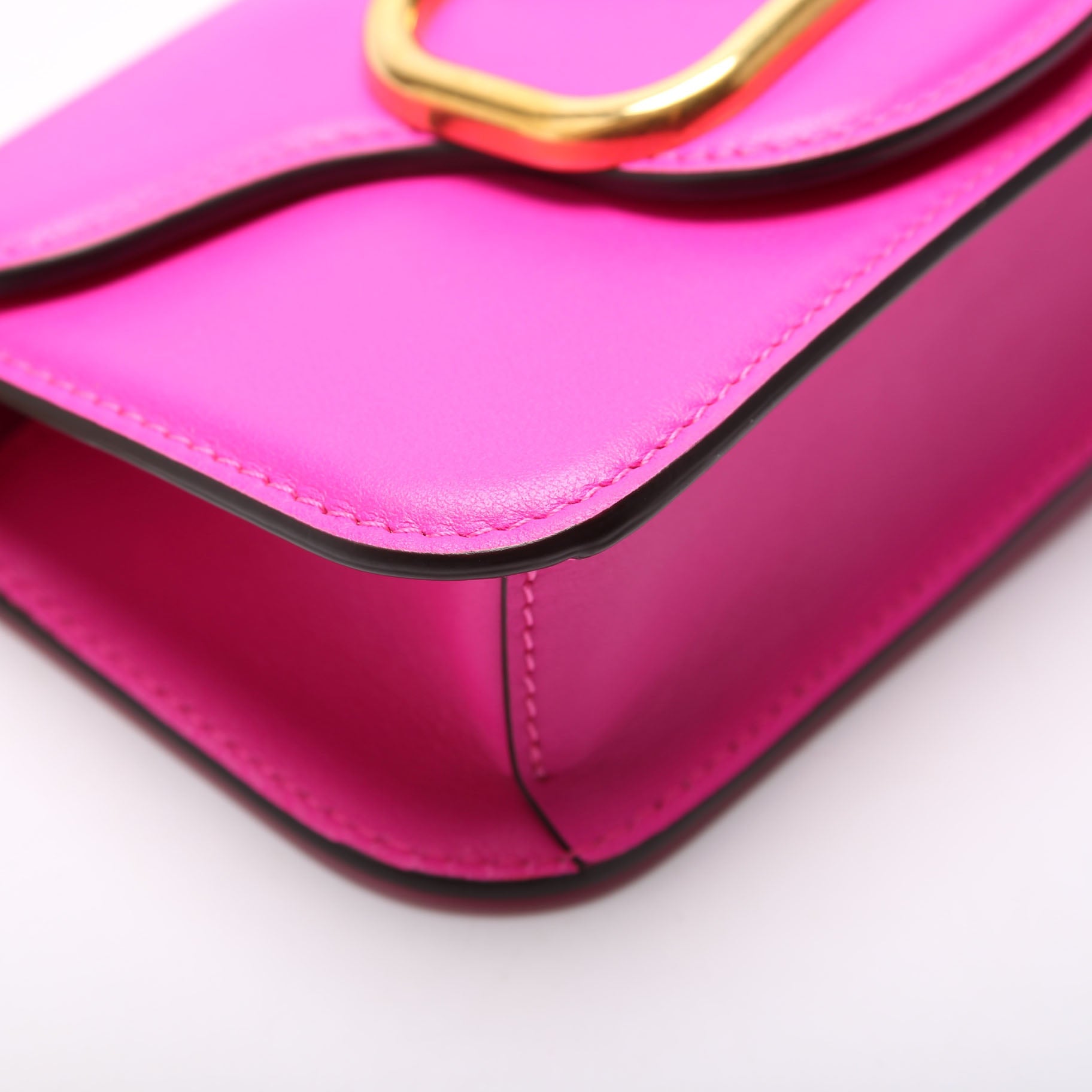 VLogo Small Loco Calfskin Pink