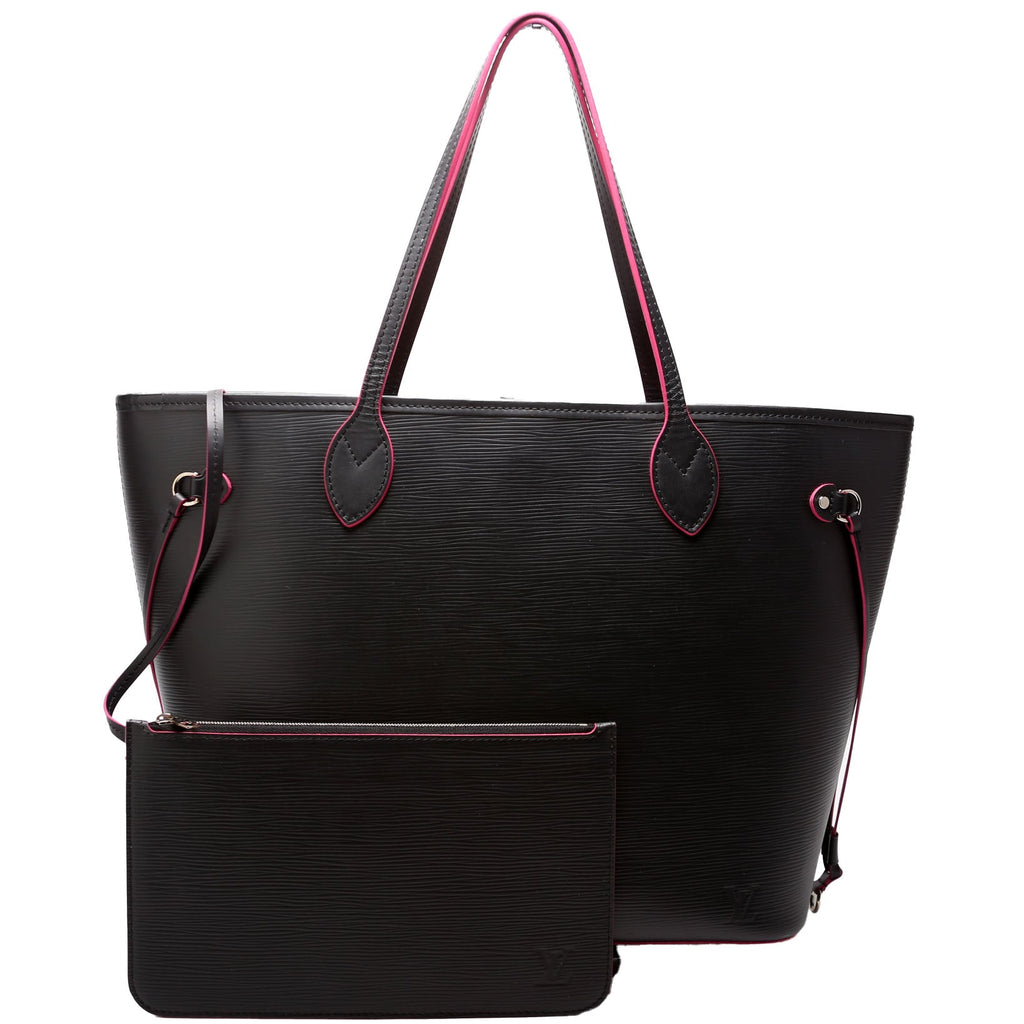 Neverfull W/Wallet MM Epi Black