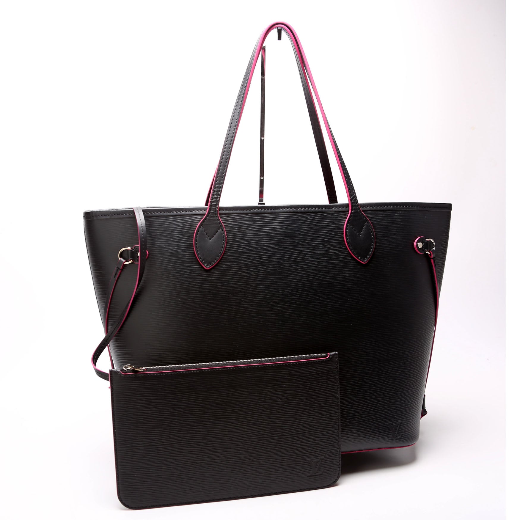 Neverfull W/Wallet MM Epi Black
