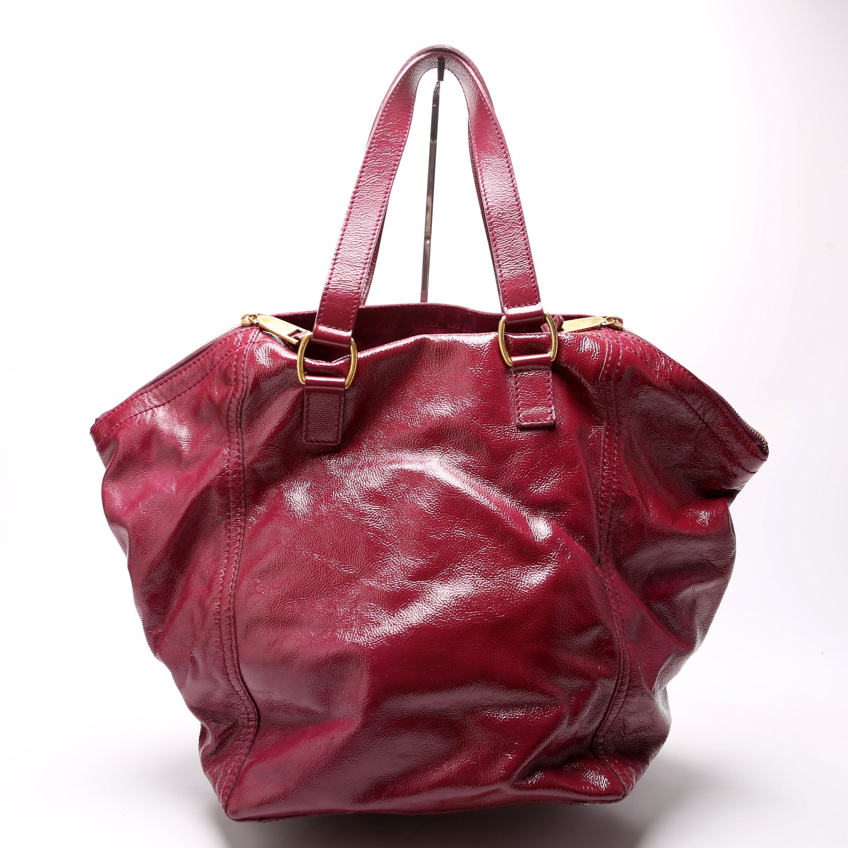 202649 Downtown Patent Leather Tote