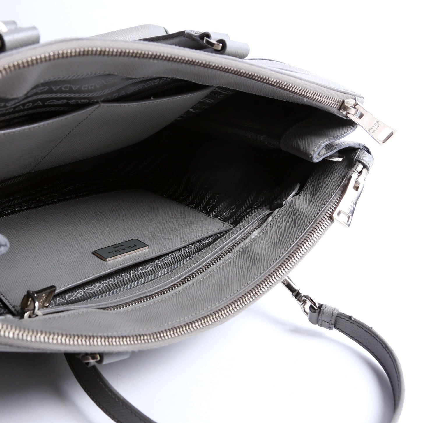 Saffiano Galleria Large Gray