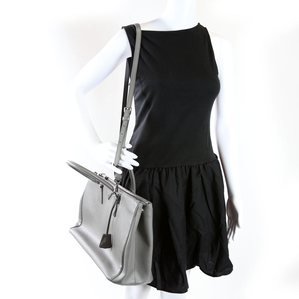 Saffiano Galleria Large Gray