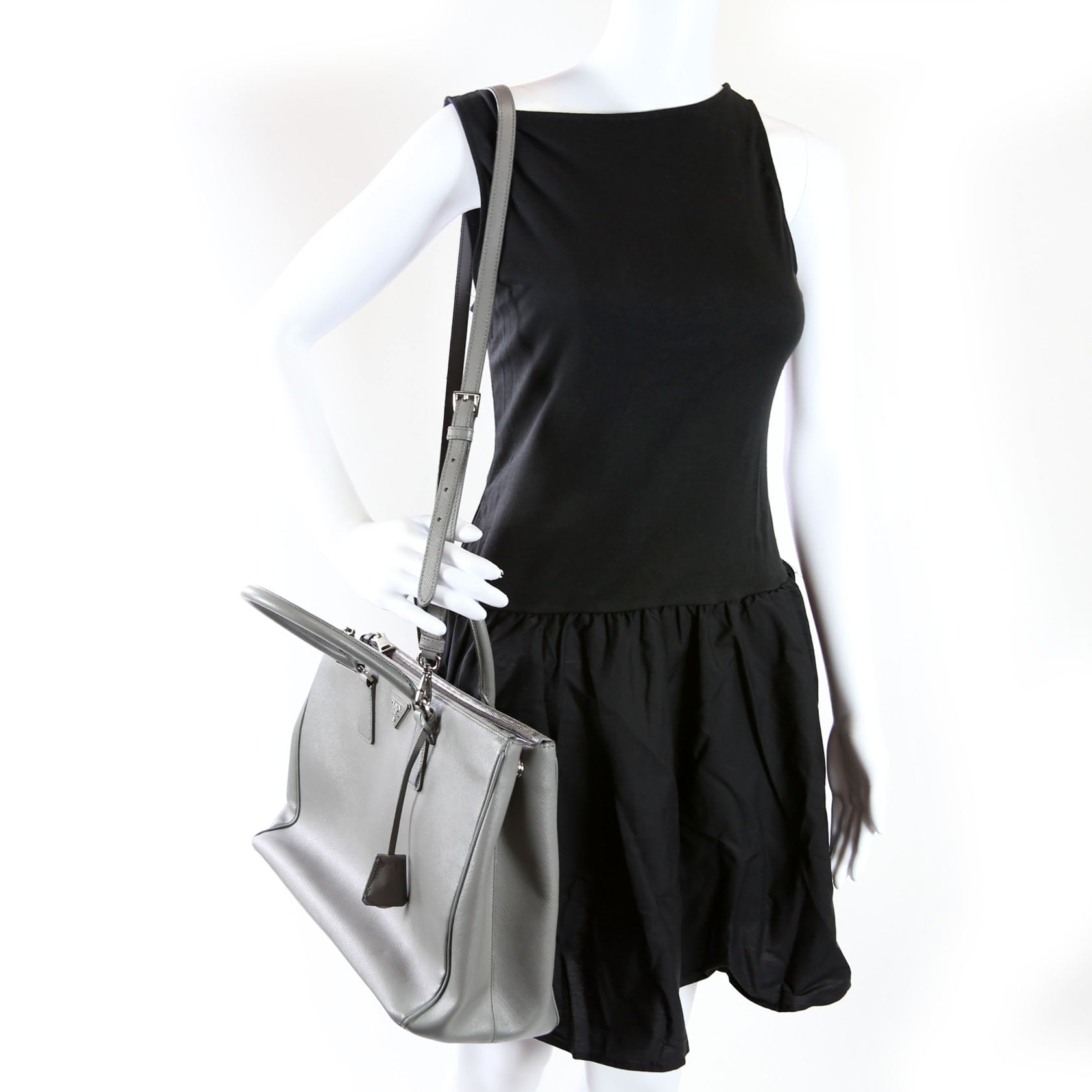 Saffiano Galleria Large Gray