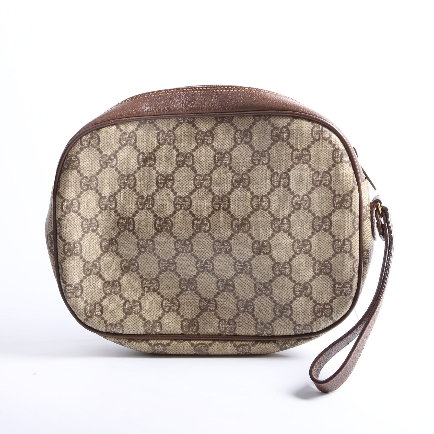 156.01.034 Sherry Ling GG Supreme Wristlet Vintage Brown