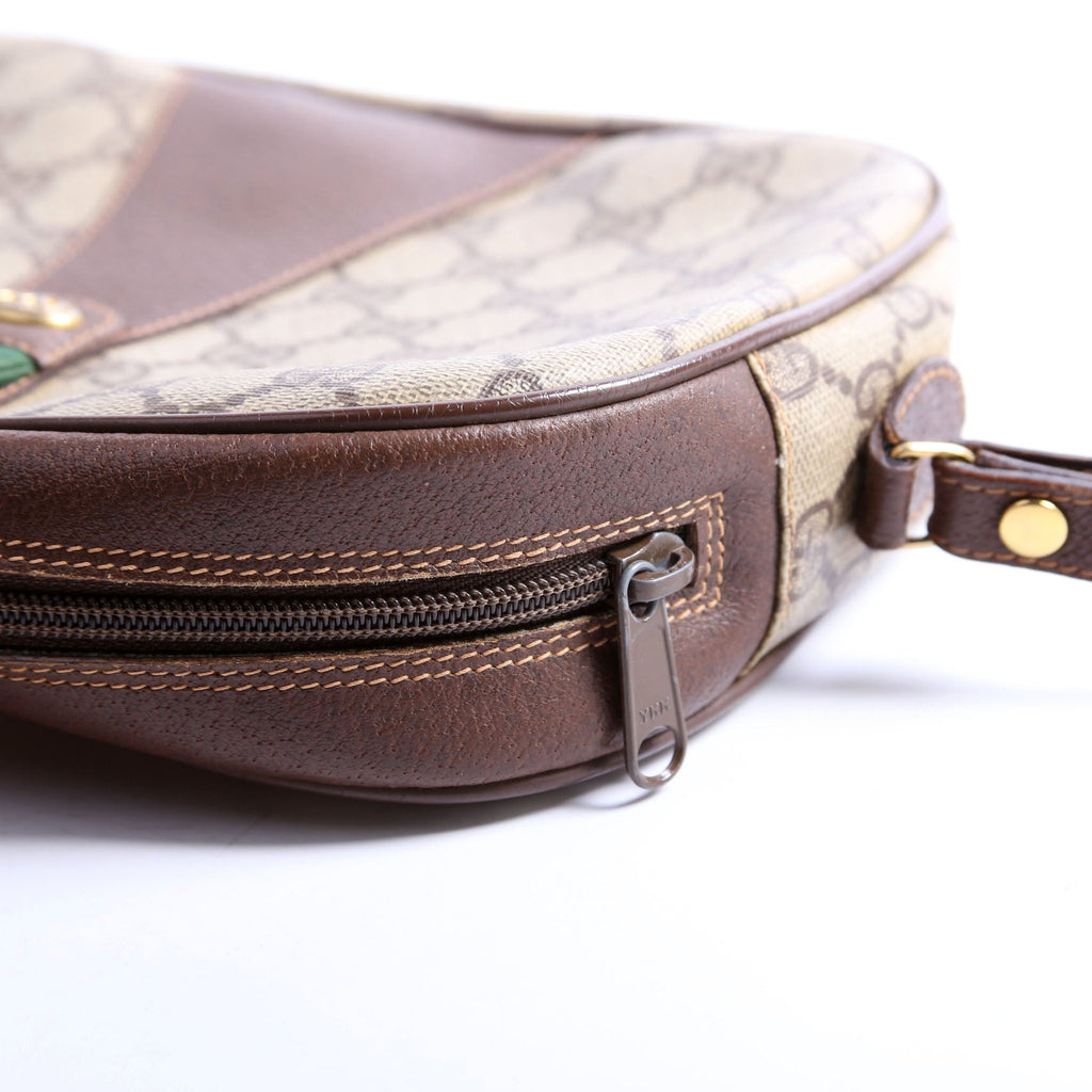 156.01.034 Sherry Ling GG Supreme Wristlet Vintage Brown