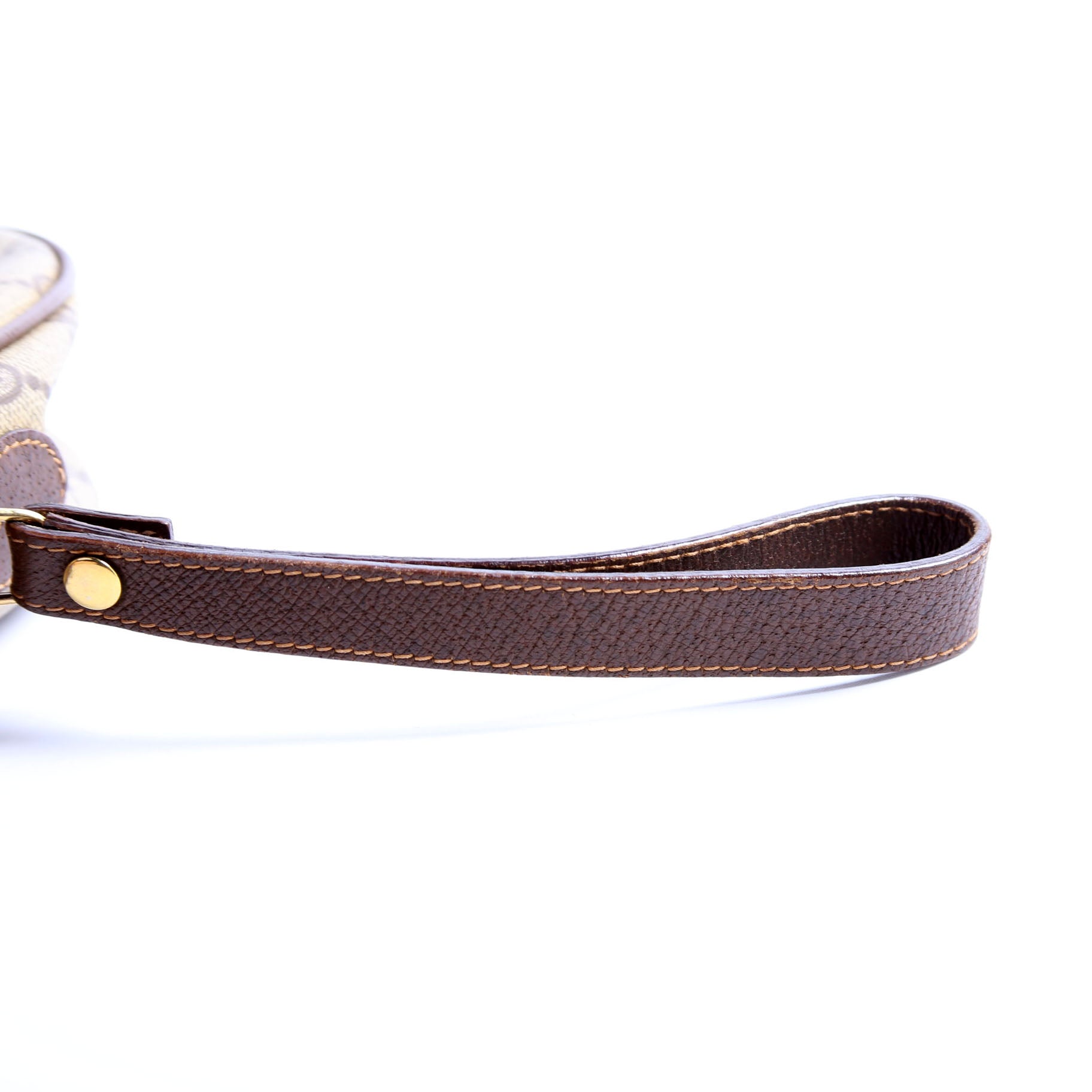 156.01.034 Sherry Ling GG Supreme Wristlet Vintage Brown