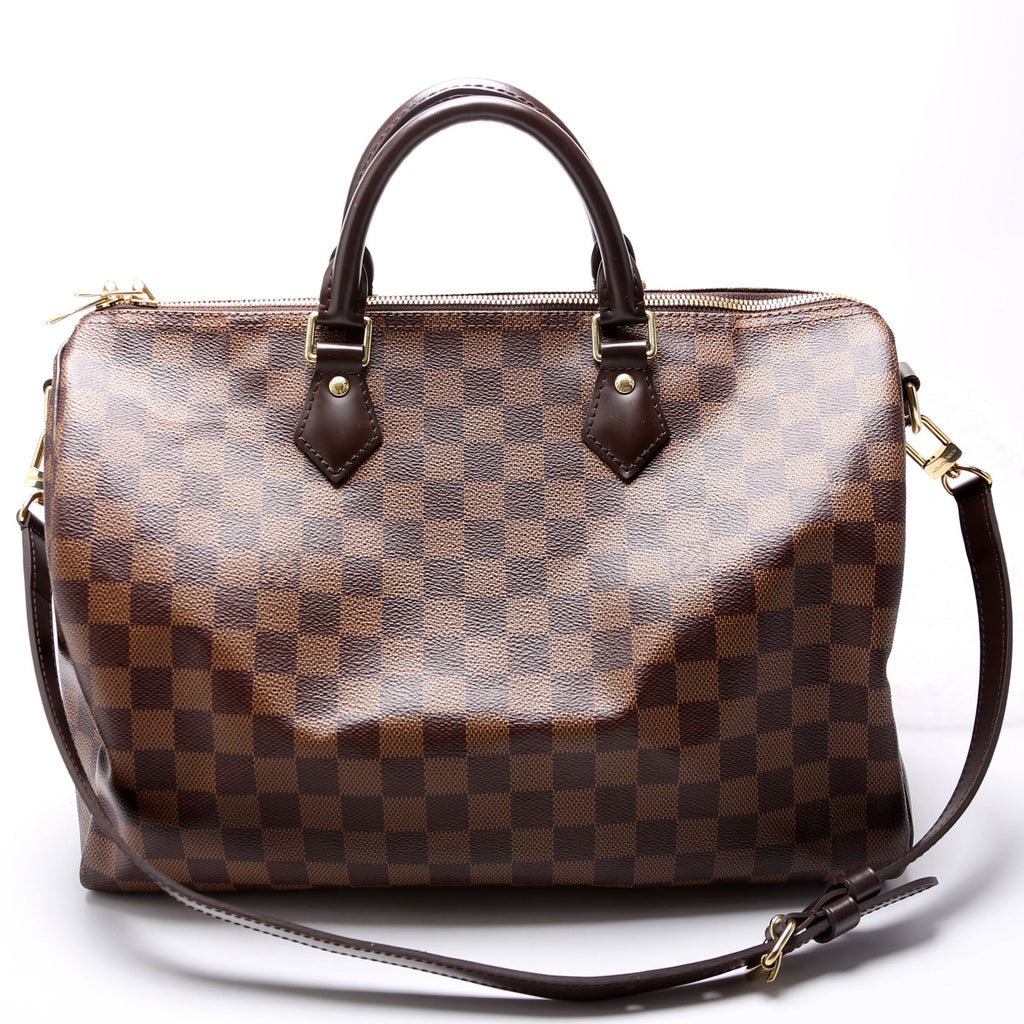 Speedy 35 Bandouliere Damier Ebene