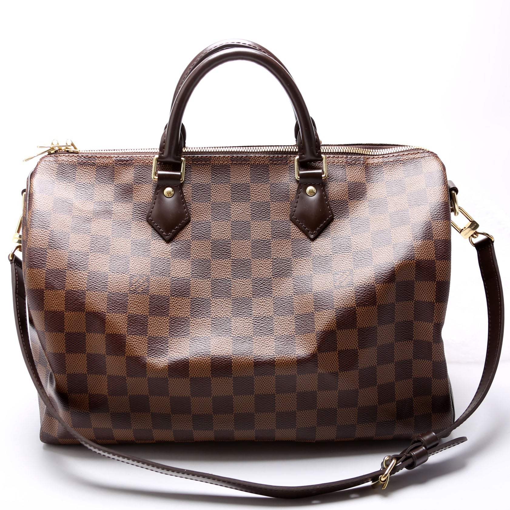 Speedy 35 Bandouliere Damier Ebene