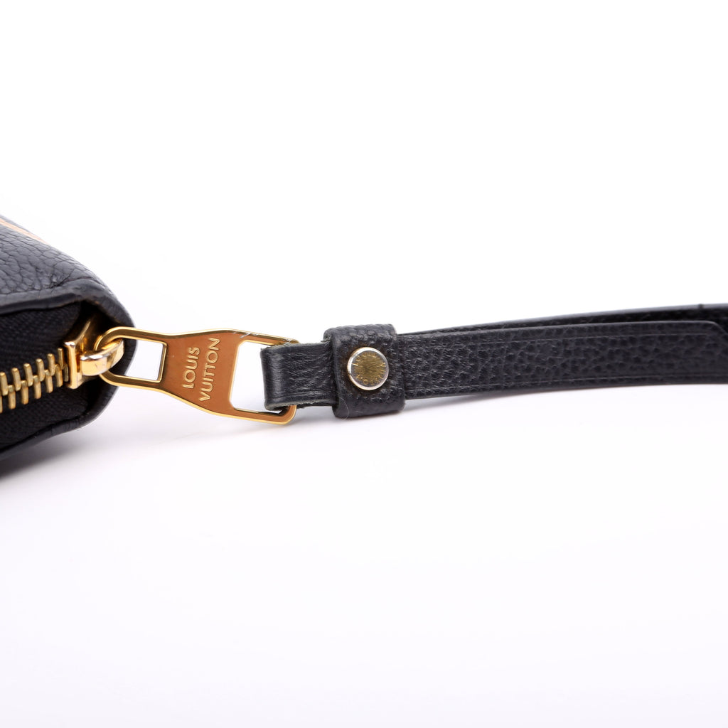 Zippy Wallet Bicolor Empreinte Black
