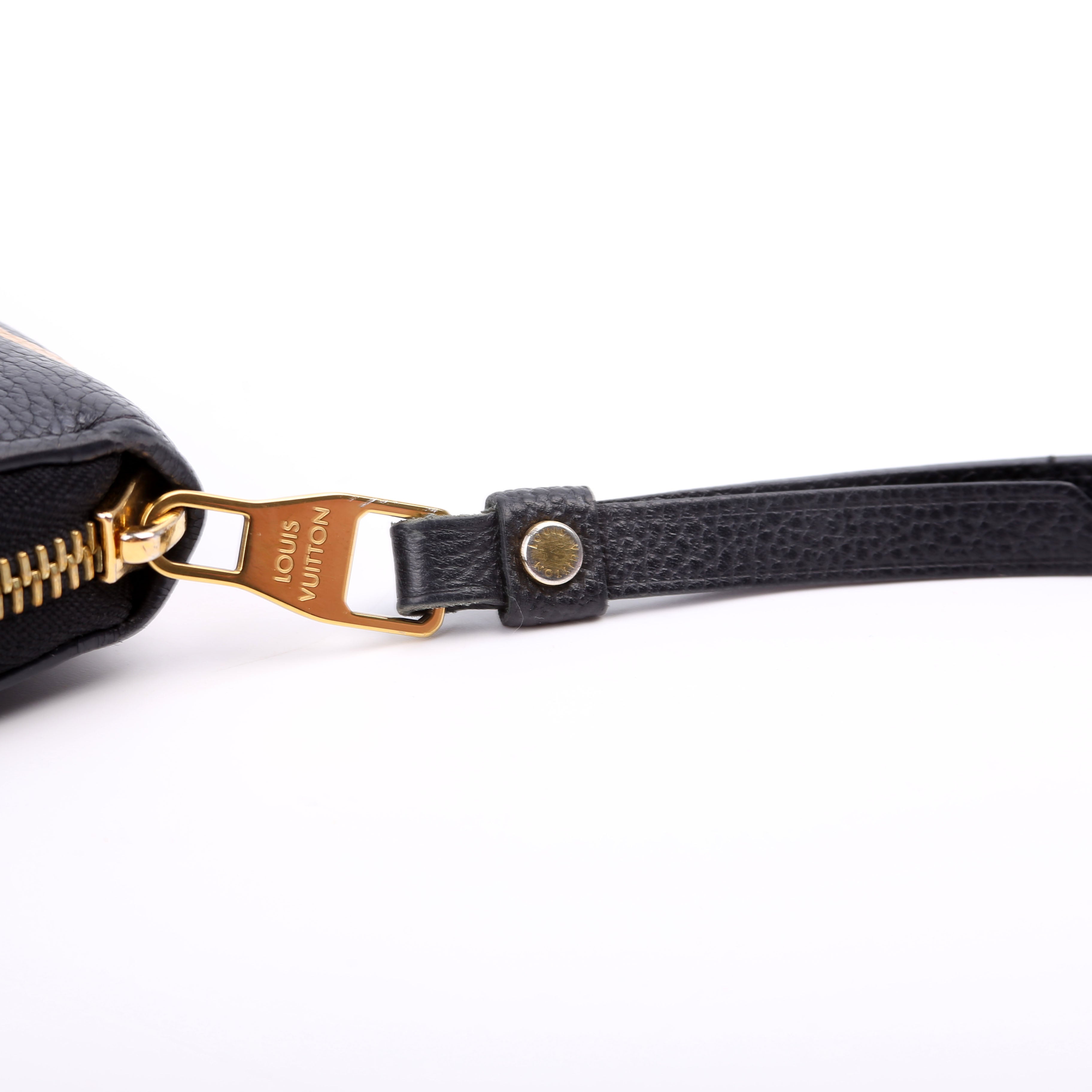 Zippy Wallet Bicolor Empreinte Black
