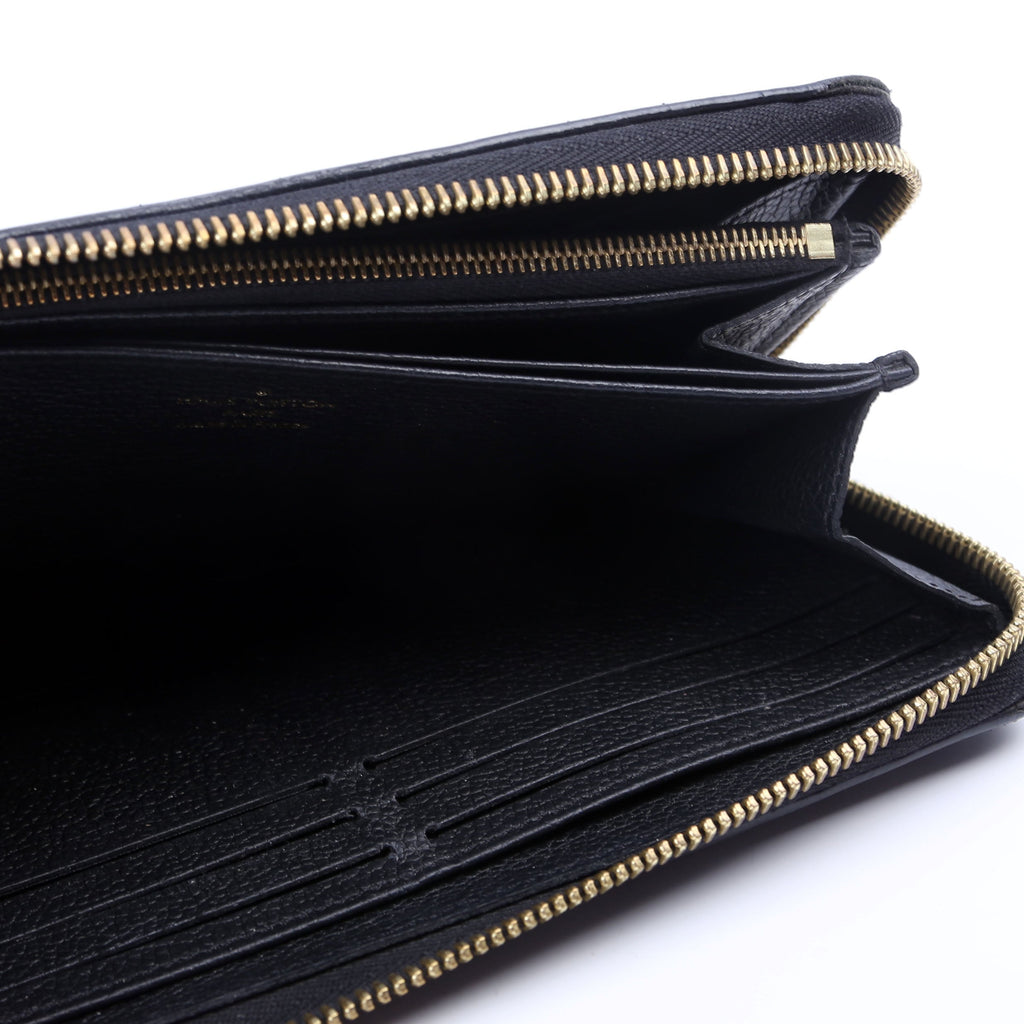 Zippy Wallet Bicolor Empreinte Black