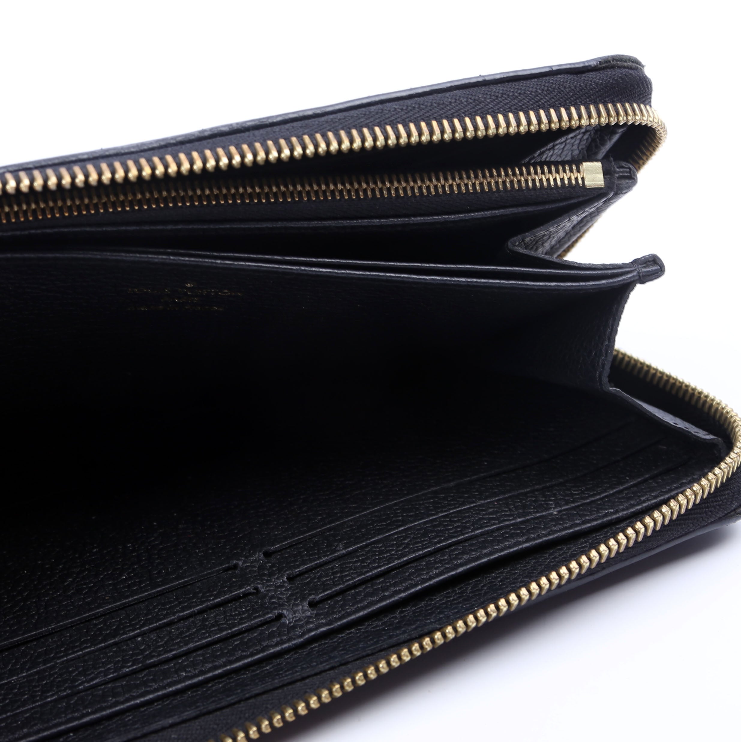 Zippy Wallet Bicolor Empreinte Black