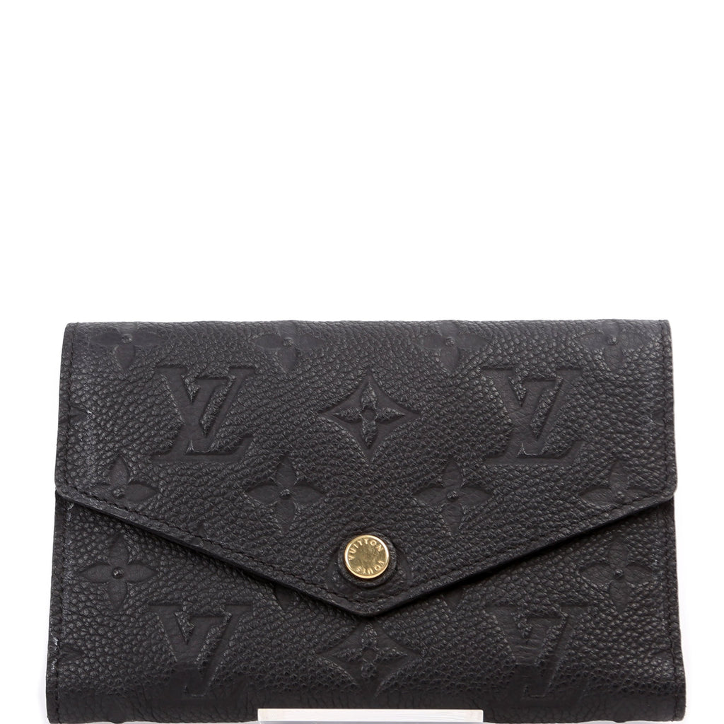 Compact Curieuse Wallet Empreinte Black