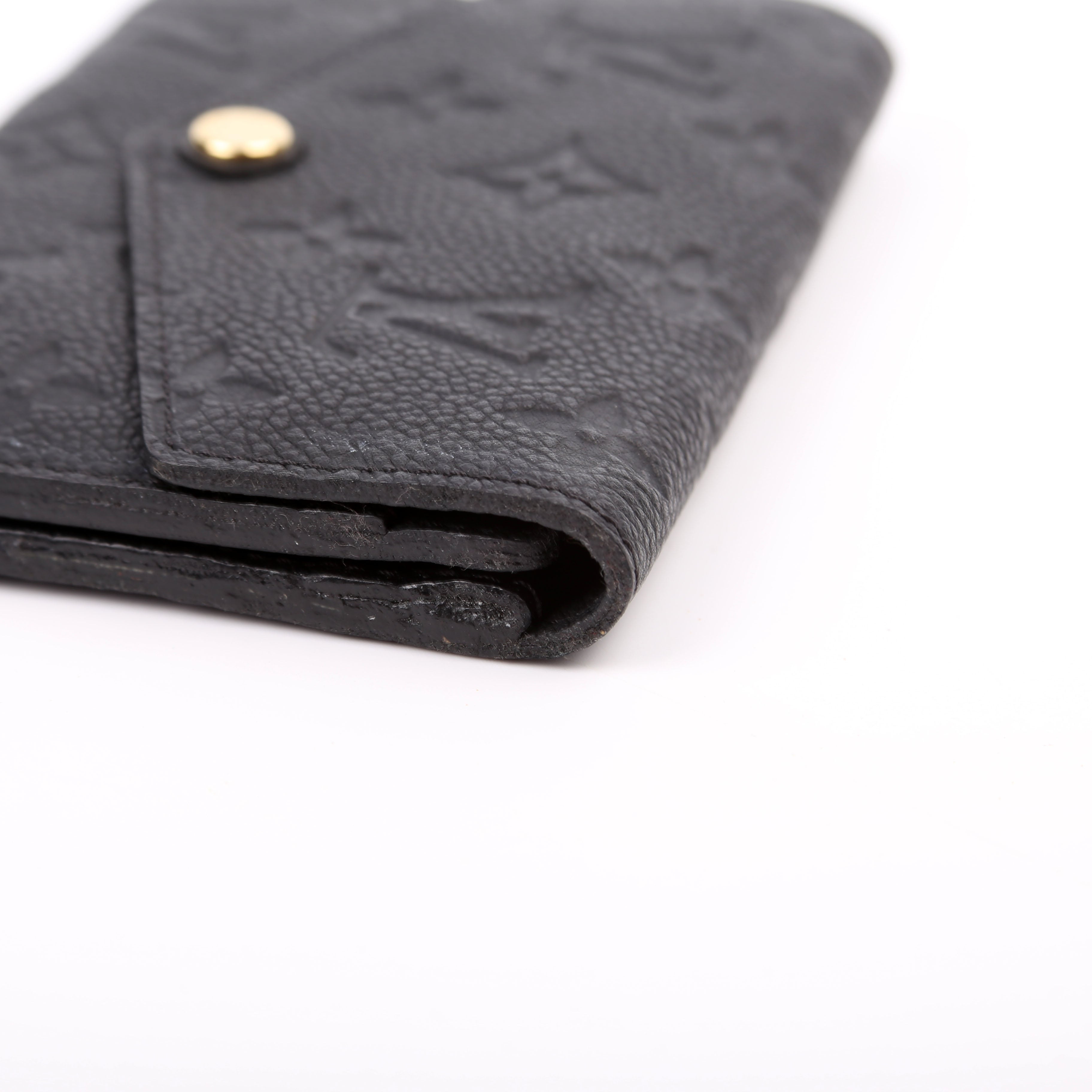 Compact Curieuse Wallet Empreinte Black