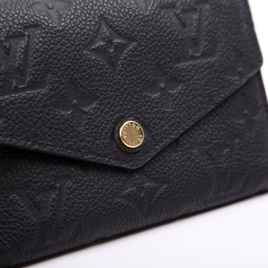 Compact Curieuse Wallet Empreinte Black