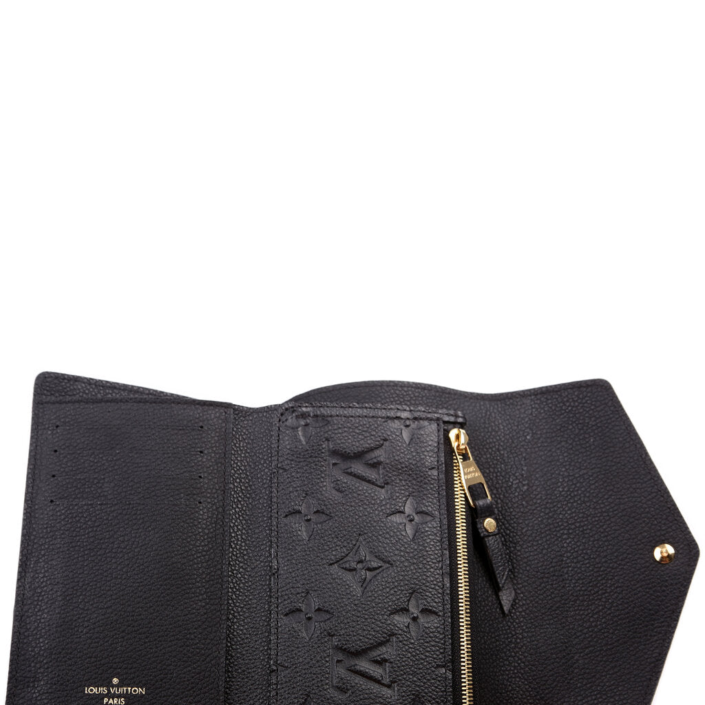 Compact Curieuse Wallet Empreinte Black